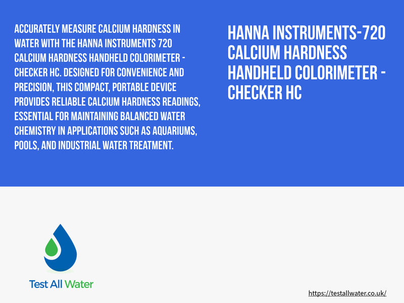 Hanna Instruments-720 Calcium Hardness Handheld Colorimeter - Checker HC