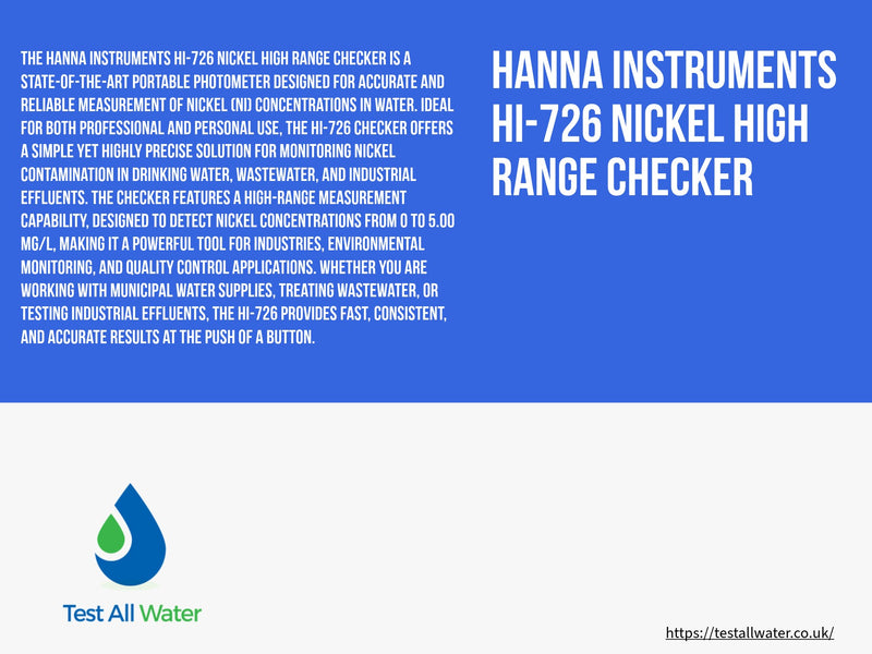 Hanna Instruments HI-726 Nickel High Range Checker