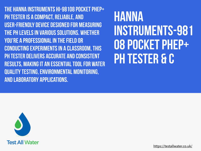 Hanna Instruments-98108 pocket pHep+ pH Tester & Â°C