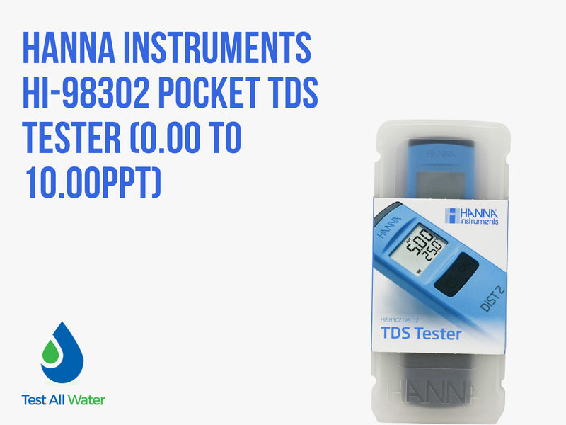 Hanna Instruments HI-98302 Pocket TDS Tester (0.00 to 10.00ppt)