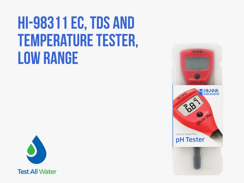 Hanna Instruments-98311 EC, TDS  and Temperature Tester, Low Range