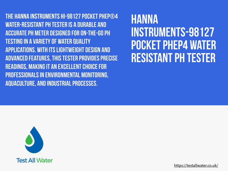 Hanna Instruments-98127 Pocket pHep4 Water Resistant pH Tester