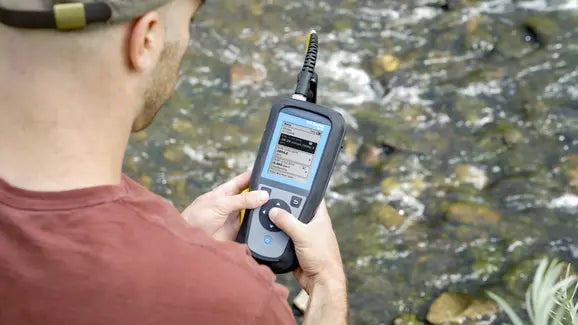 Hach HQ4300 Portable Multi-Meter, pH, Conductivity, TDS, Salinity, Dissolved Oxygen (DO), ORP, and ISE, 3 channels, w/o electrodes