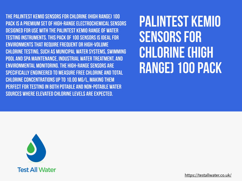 Palintest Kemio Sensors for Chlorine (High Range)