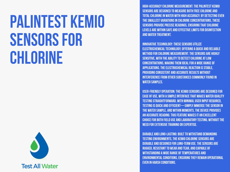 Palintest Kemio Sensors for Chlorine (Standard Range)