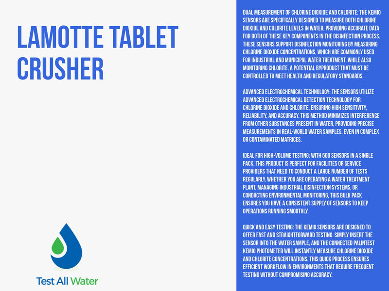 Palintest Kemio Sensors for Chlorine Dioxide/Chlorite