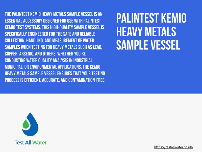 Palintest Kemio Heavy Metals Sample Vessel