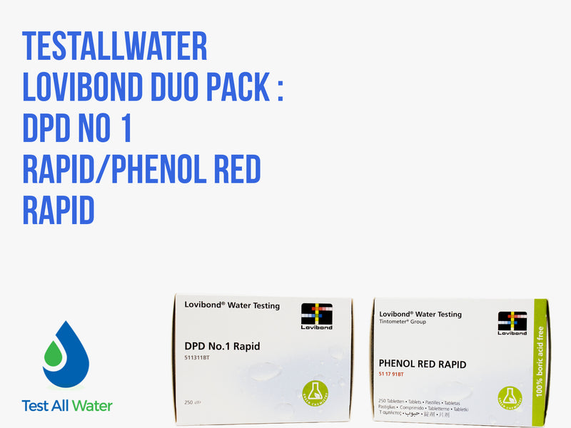 Lovibond Duo Pack : DPD No 1 Rapid/Phenol Red Rapid