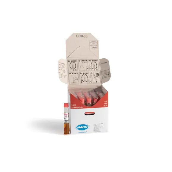 HACH COD cuvette test - ISO 15705, 0-1000 mg/L O₂