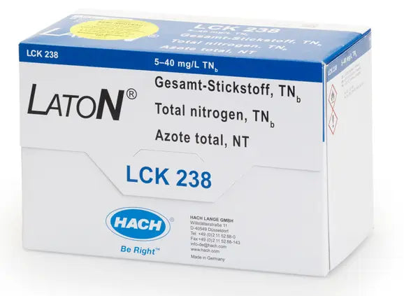 HACH Laton Total Nitrogen cuvette test 5-40 mg/L TN, 25 tests