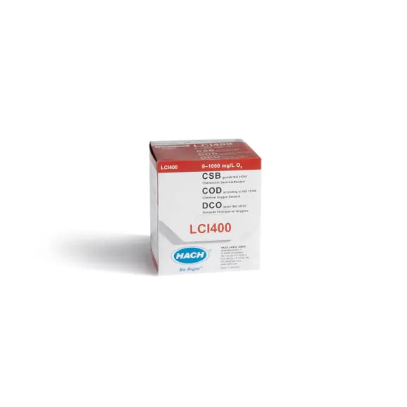 HACH COD cuvette test - ISO 15705, 0-1000 mg/L O₂