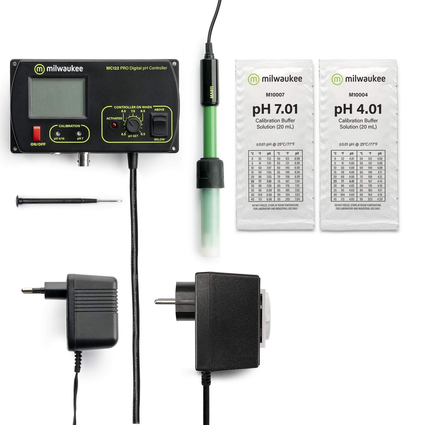 Milwaukee MC720 PRO pH Controller and Pump Kit