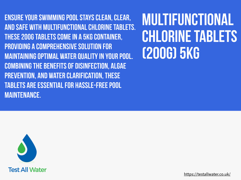 Test All Water Multifunctional Chlorine Tablets