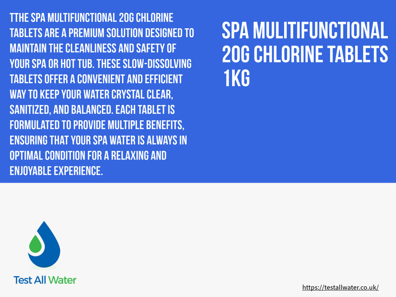 Spa Mulitifunctional 20g Chlorine Tablets 1kg