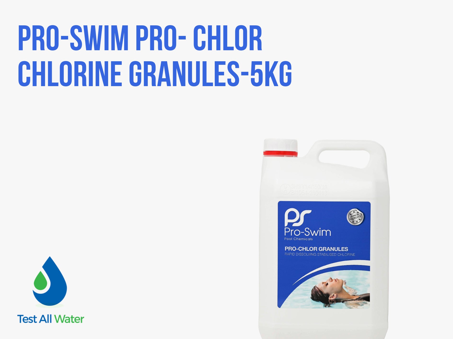Pro-Swim Pro- Chlor Chlorine Granules