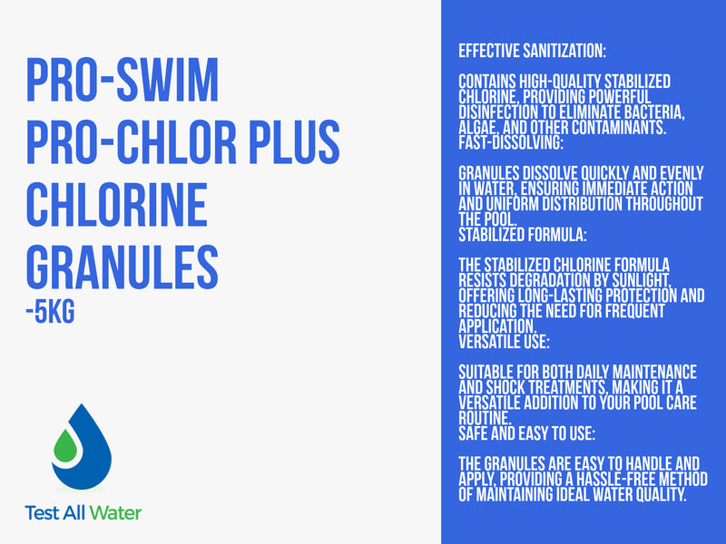 Pro-Swim Pro-Chlor Plus Chlorine Granules-5kg