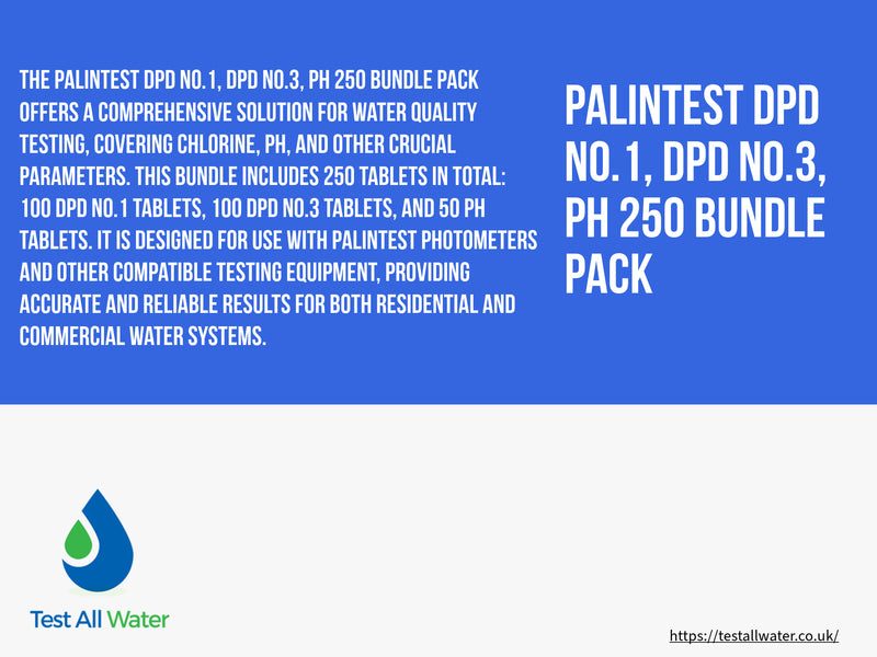 Palintest DPD No.1, DPD No.3&  pH 250 Tablets Pack