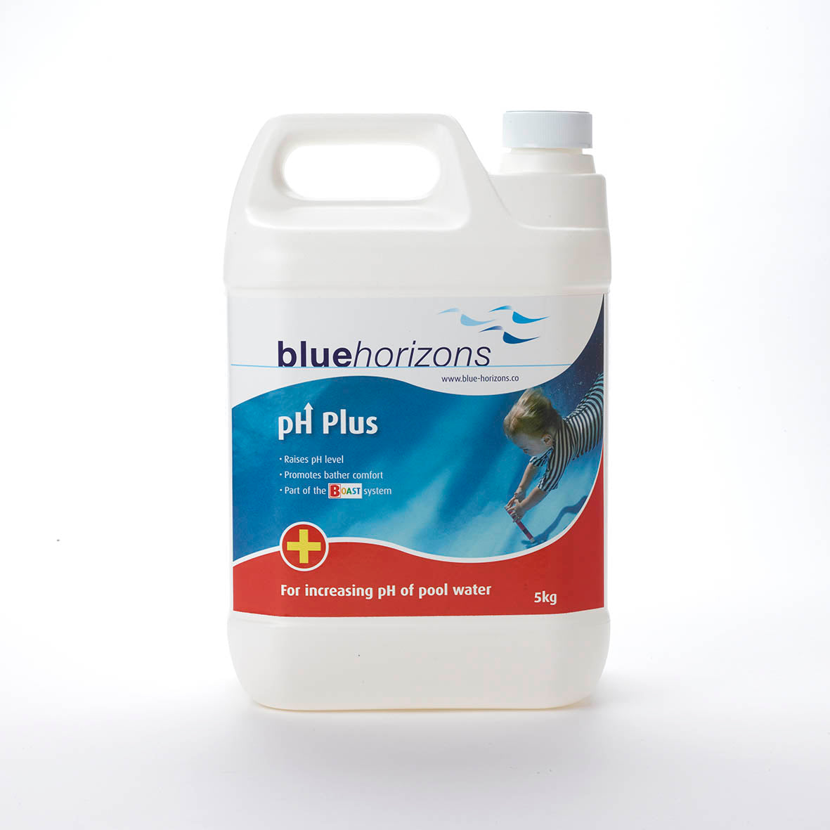 Blue Horizons pH Plus 5kg - pH Increaser for Pools & Spas - Use PHPLUS5OL as alternative