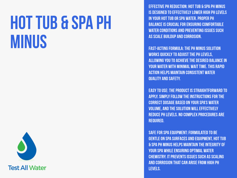 Test All Water pH Minus/Dry Acid