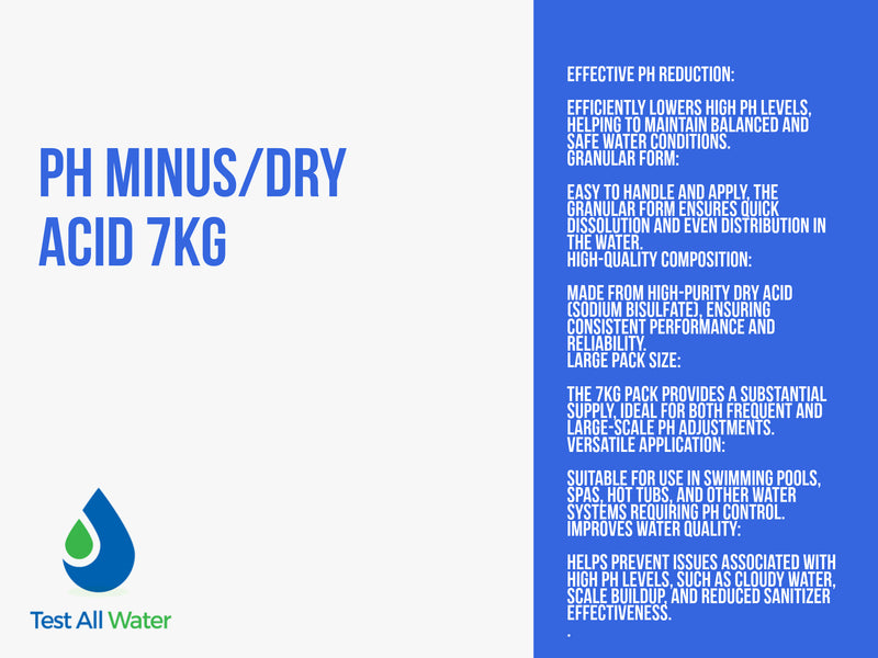 Test All Water pH Minus/Dry Acid