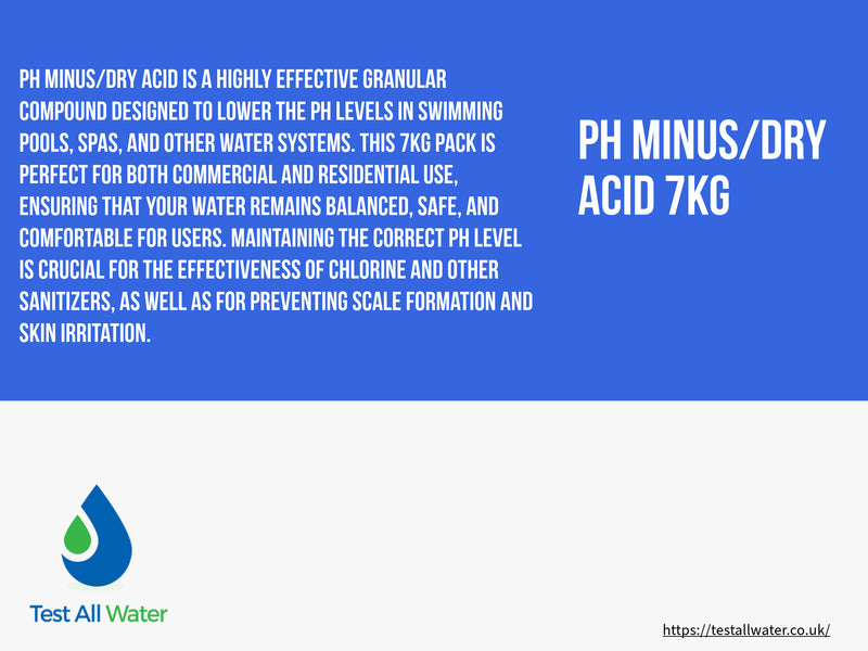 Test All Water pH Minus/Dry Acid