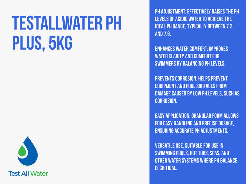 Test All Water pH Plus/ Soda Ash 5kg