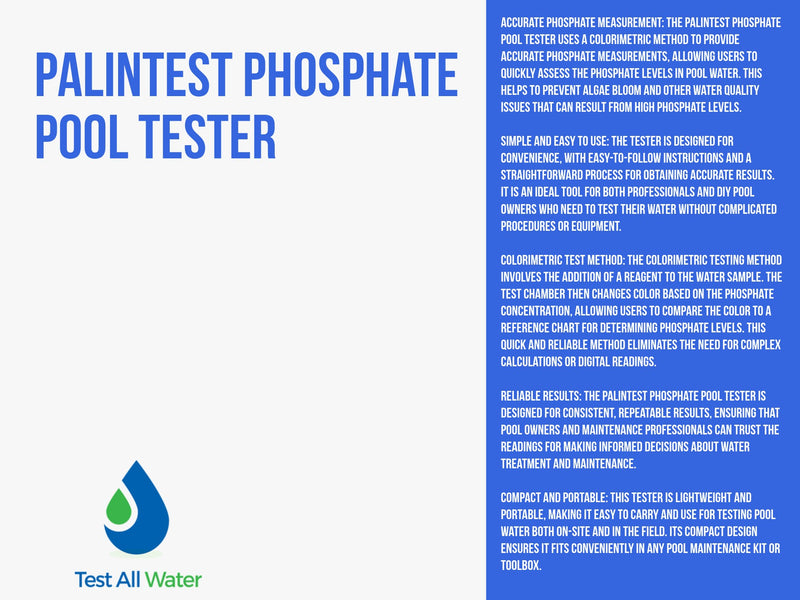 Palintest Phosphate Pool Tester