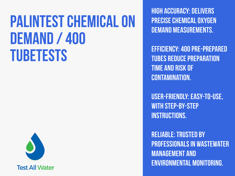 Palintest Chemical Oxgen Demand / 400 TUBETESTS