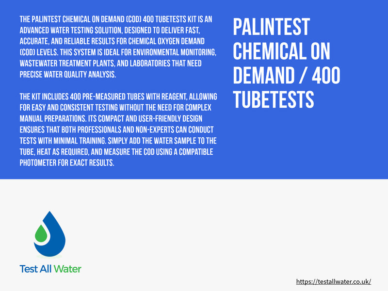 Palintest Chemical Oxgen Demand / 400 TUBETESTS