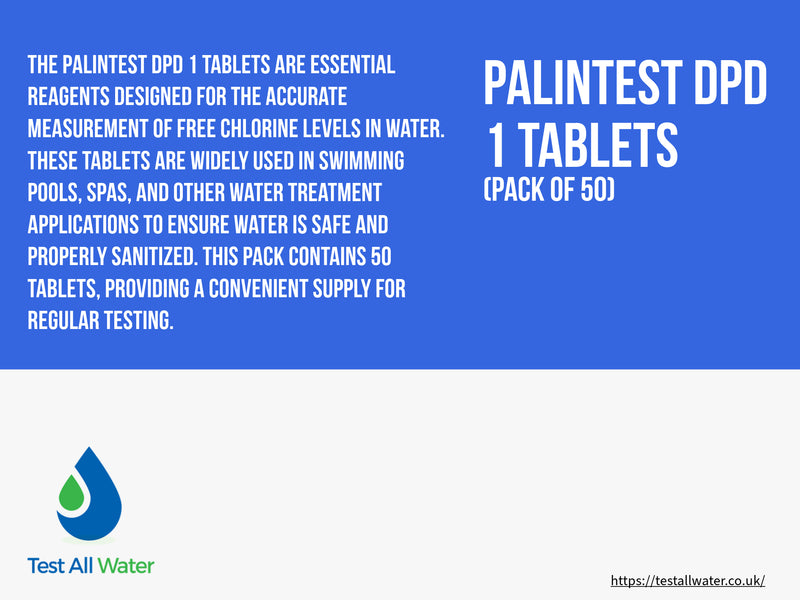 Palintest DPD No 1 Photometer / Comparator Tablets