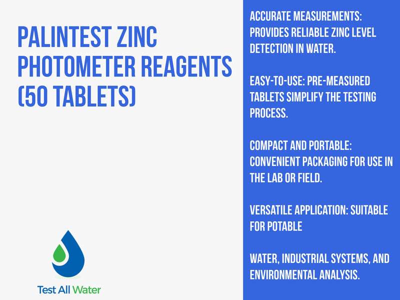 Palintest Zinc Photometer Tablets