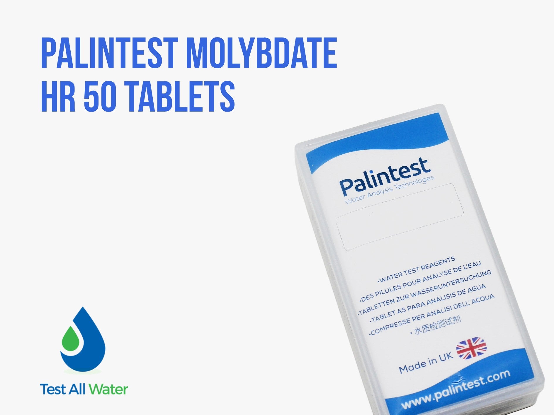 Palintest Molybdate HR Tablets