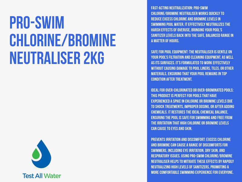 Pro-Swim Chlorine/Bromine Neutraliser 2kg