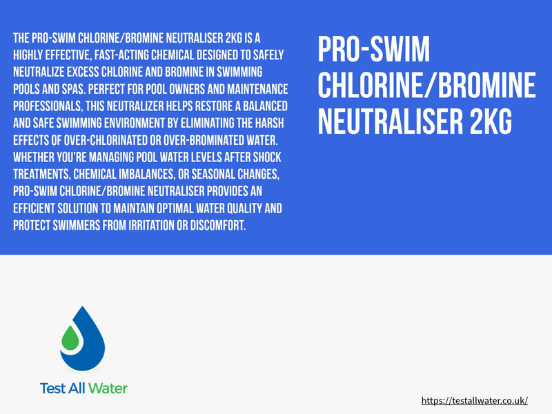 Pro-Swim Chlorine/Bromine Neutraliser 2kg