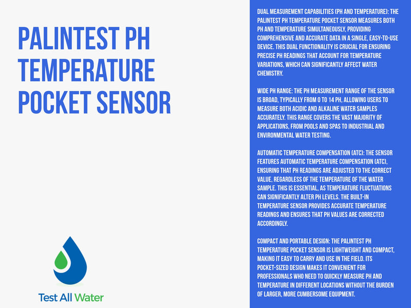 Palintest pH Temperature Pocket Sensor