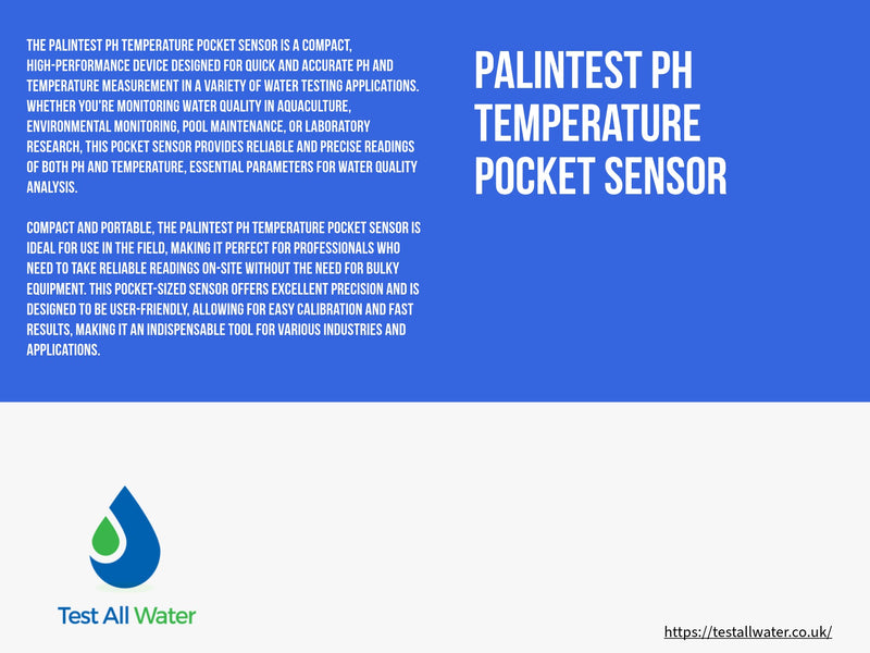 Palintest pH Temperature Pocket Sensor