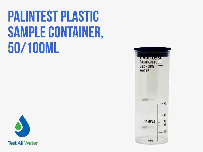 Palintest Plastic Sample Container, 50/100ml