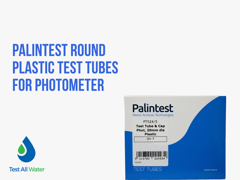 Palintest Round Plastic Test Tubes for Photometer 9 , 25, 7100, 7500