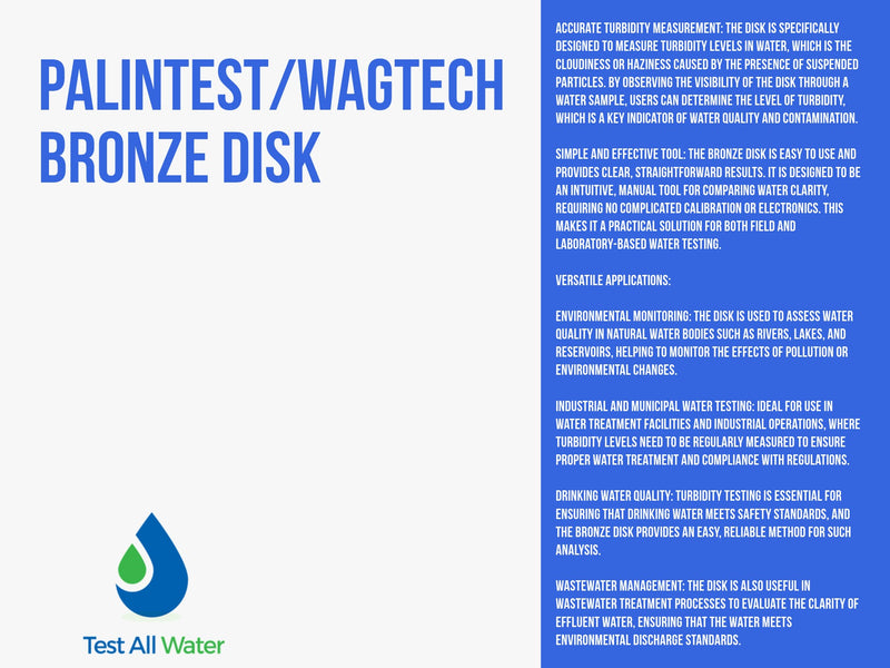 Palintest/Wagtech Bronze Disk