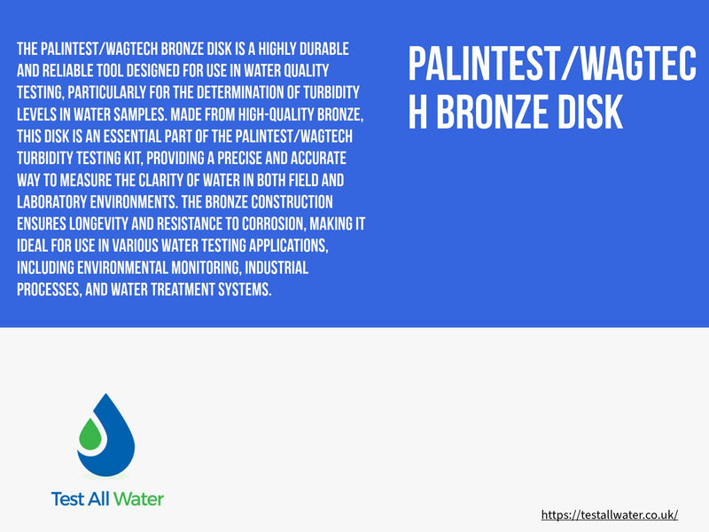 Palintest/Wagtech Bronze Disk