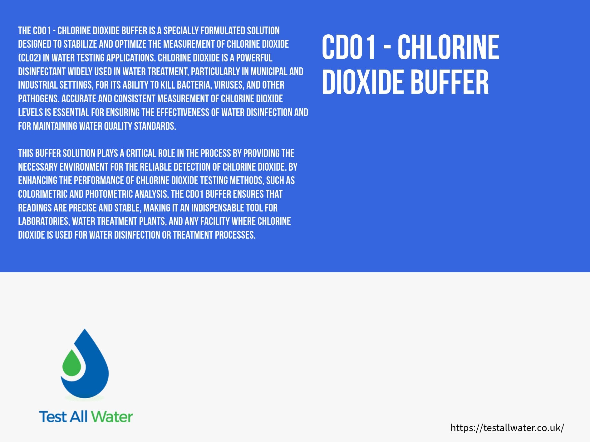 CDO1 - Chlorine Dioxide Buffer