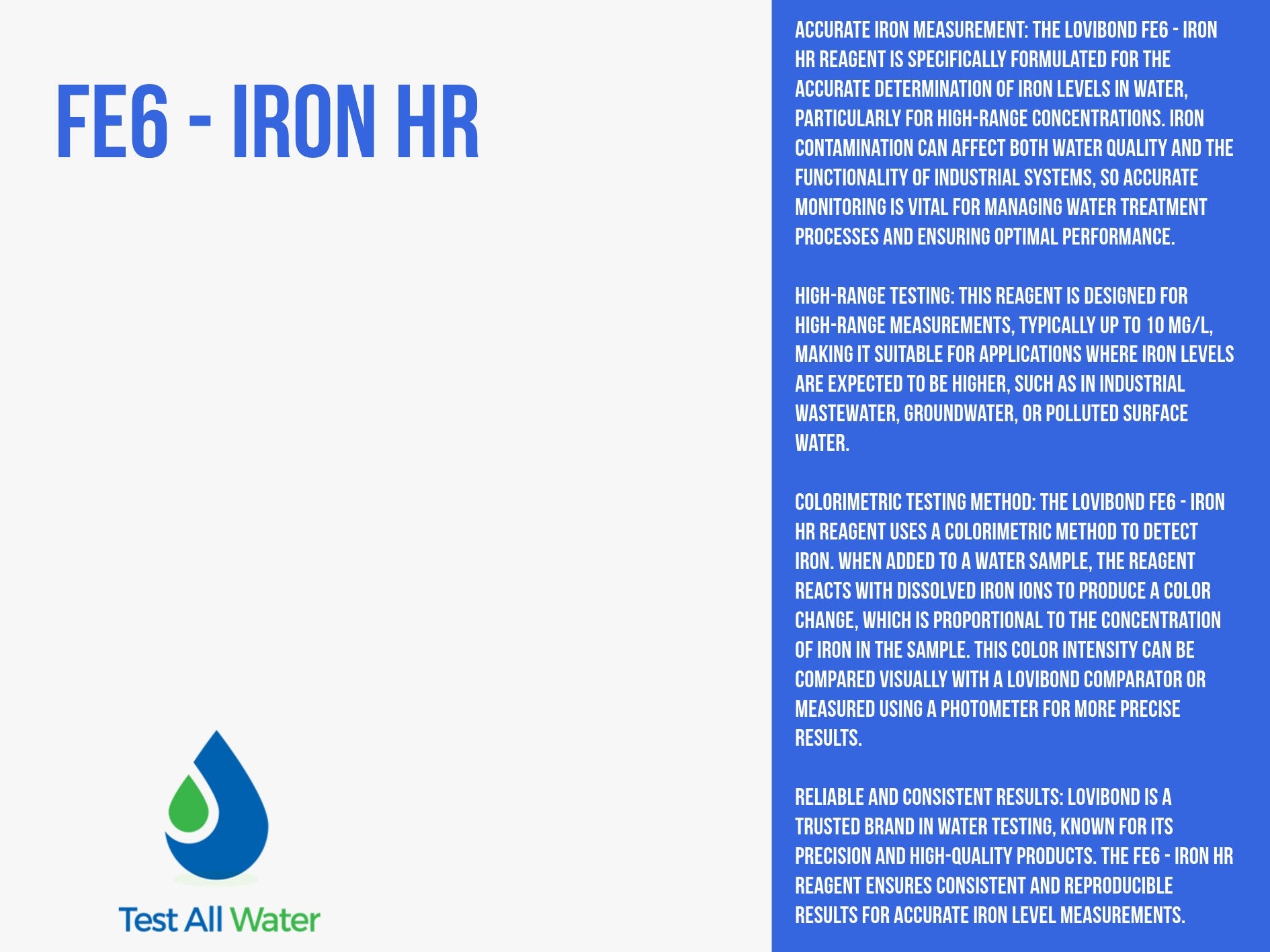FE6 - Iron HR 65ml