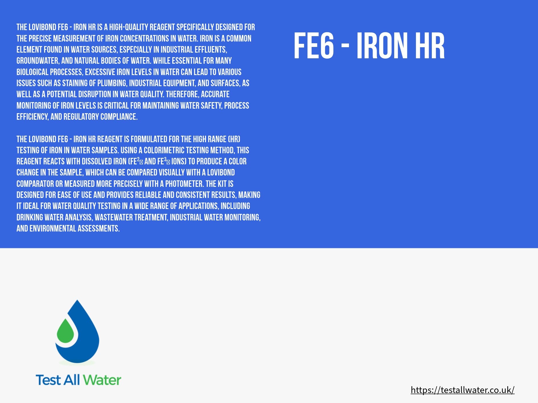 FE6 - Iron HR 65ml