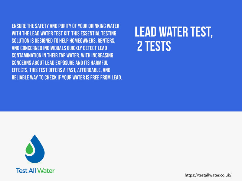 Lead Water Test, 2 tests