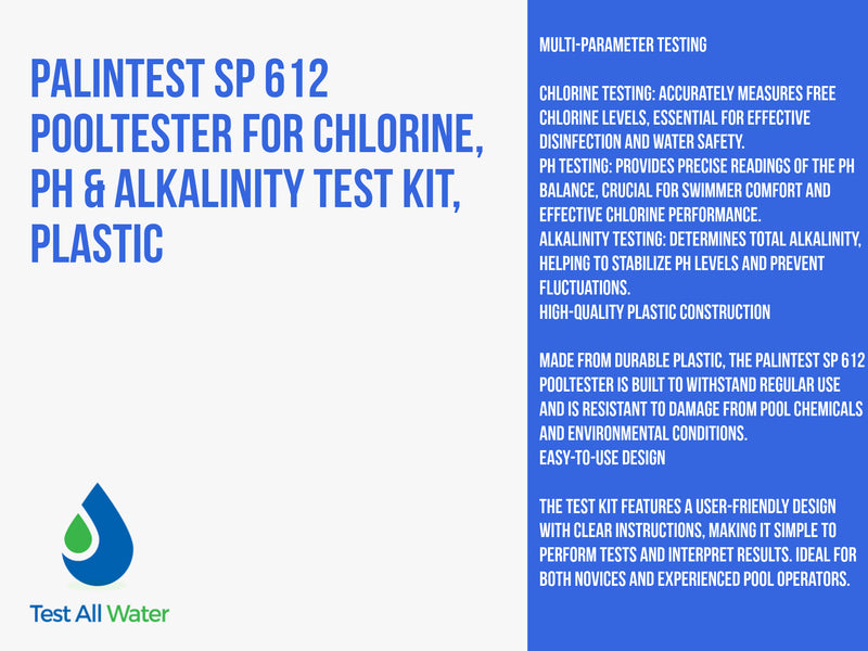 Palintest Pooltester Chlorine / pH / Total Alkalinity