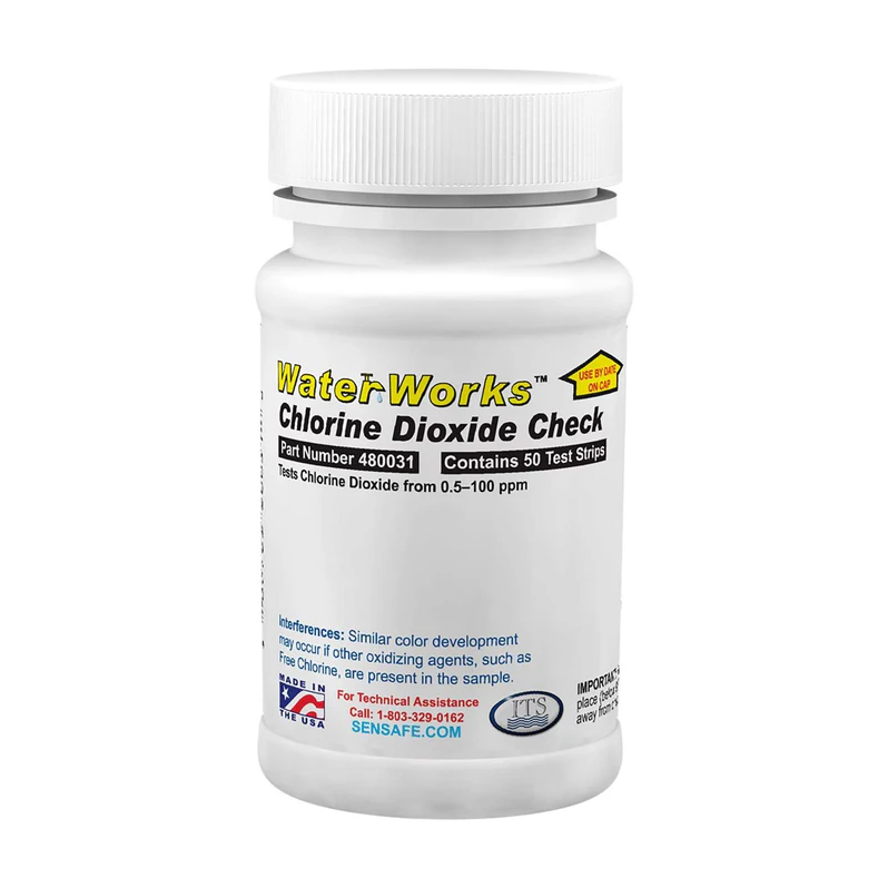 Water Works Chlorine Dioxide, bottle of 50