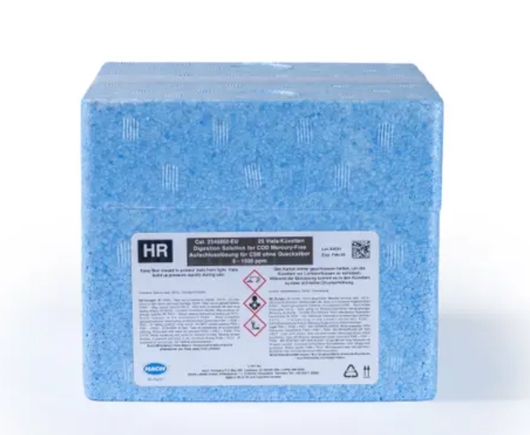 HACH COD TNT, Mercury free, 0 - 1500 mg/L O₂