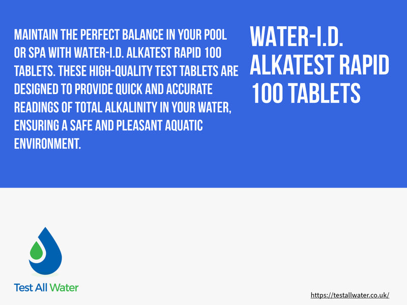 Water-I.D Alkatest Rapid 100 Tablets