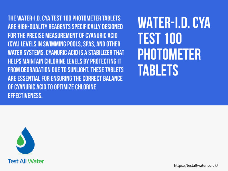 WATER-I.D: CyA Test Tablets