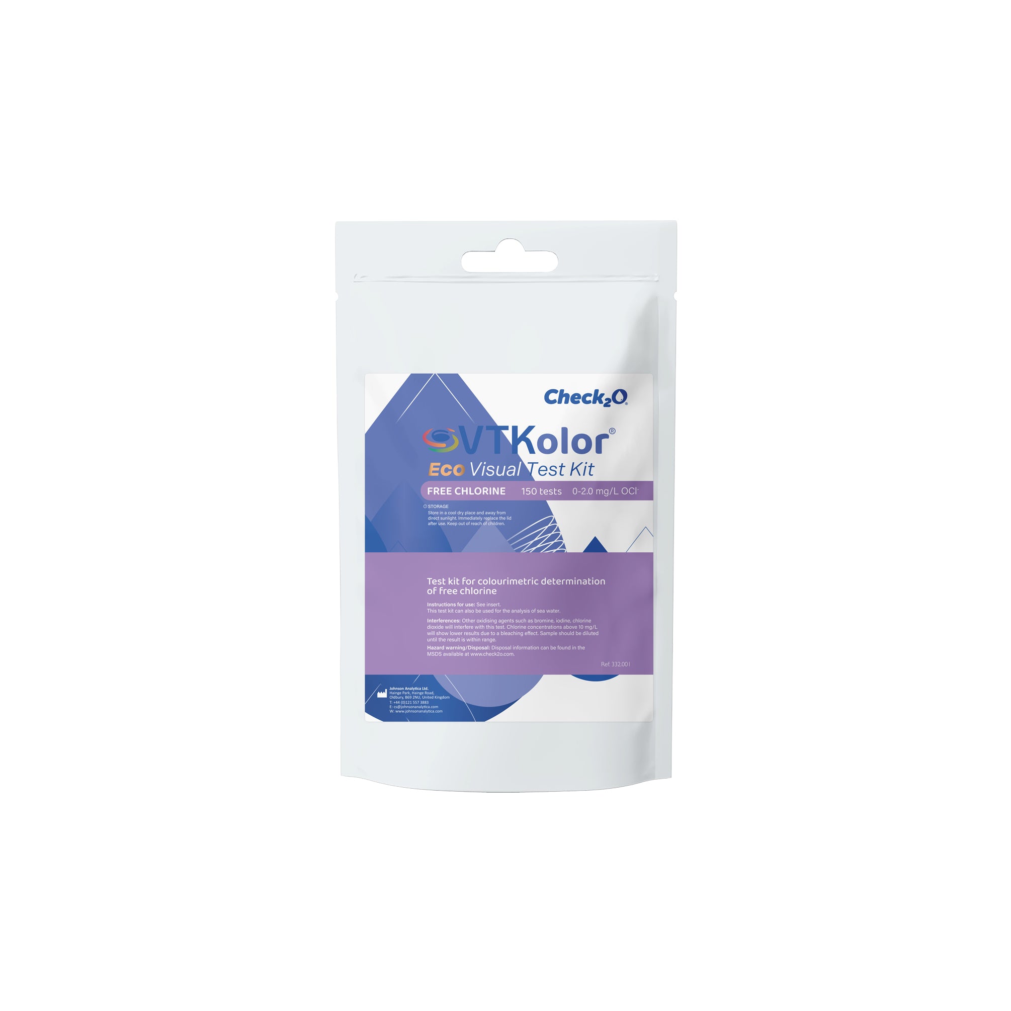 Check₂O VTKolor® Eco Free Chlorine